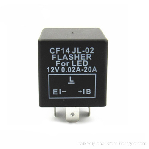 Motorcycle LED flash relay